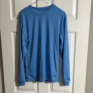 Sporto Sky Blue Long Sleeve Men's Tee